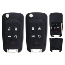 2 pcs Car Keyless Entry Remote Key Fob Shell Fit for Cruze OHT01060512 