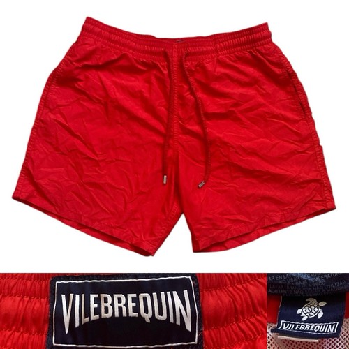 Vilebrequin Swim Trunks Lined* Men’s Size X-Large in Red
