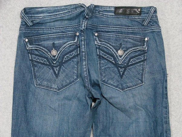 SJ05453 **VIGOSS** BOOT CUT WOMENS JEANS sz5/6; NICE JEANS!