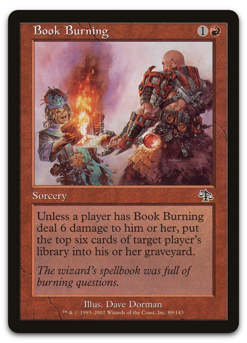 Book Burning #80 (NM) Judgment JUD Magic MTG