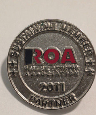 ROA Reserve Officers Association Outstanding Member Partner 2011 Lapel Pin