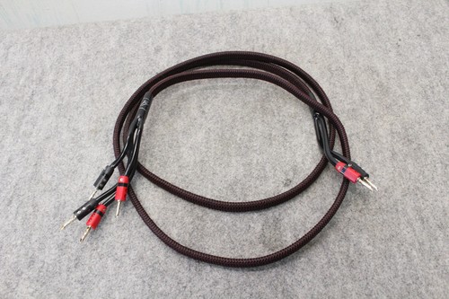 ONE SINGLE AudioQuest Rocket 33 Speaker Cable 8ft Banana plugs Bi-Wire