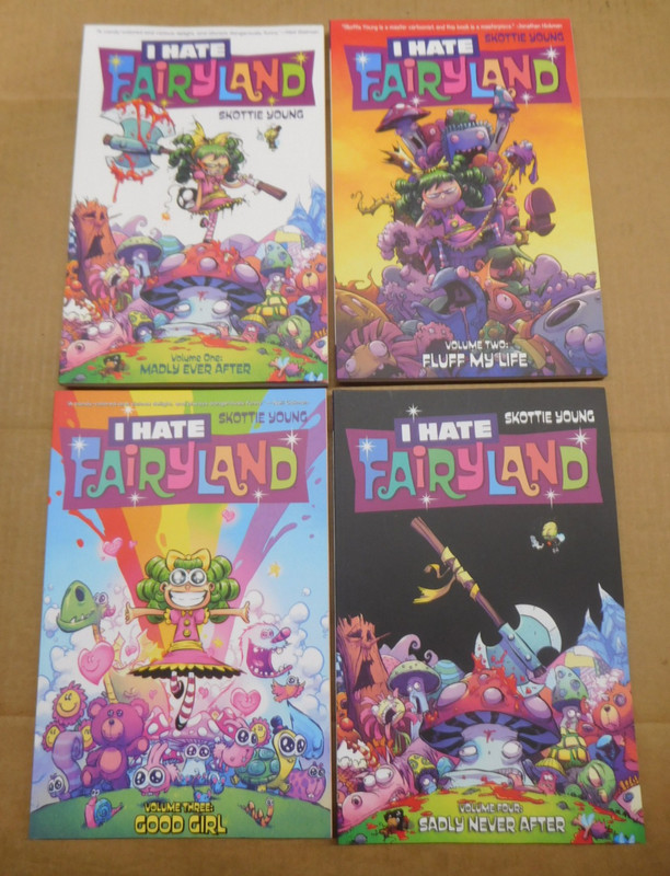 I Hate Fairyland Image Comics Skottie Young Vol. 1 2 3 4 Lot Graphic Novel Trade