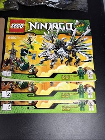 Lego Ninjago 9450 Epic Dragon Battle With Box Incomplete Please Read Description