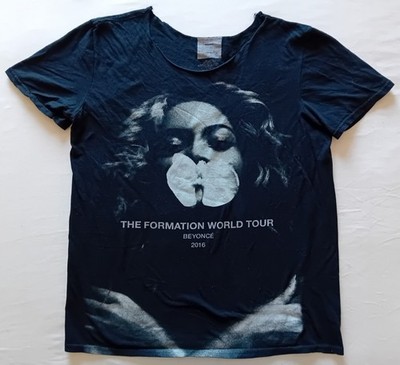 T-Shirt Beyonce 2016 Bandshirt Konzertshirt Größe M schwarz