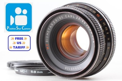   MINT Carl Zeiss Jena Biometar DDR 80mm f2.8 Red MC Pentacon Lens JAPAN