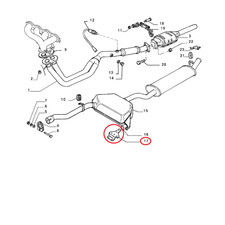 Tube d'échappement Lancia DELTA