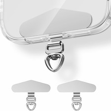 Heavy Duty Phone Tether Tab 360, Metal Lanyard Patch with 44Lbs Load Capacity 