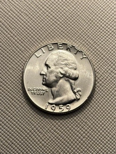 1959 Washington Quarter 90% Silver uncirculated