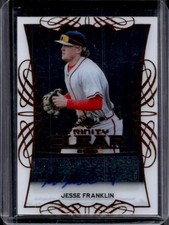 2021 Leaf Trinity Jesse Franklin Clear Auto Bronze #CA-JF2 Red Sox