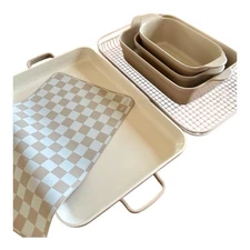 Our Place 6-Pc Nesting Ceramic Nonstick Bakeware and Accessories Set STEAM