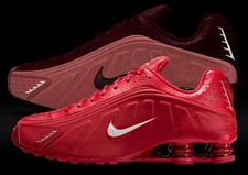 Nike Shox R4 Gym Red Metallic Silver Nby IQ0608-687 Men's