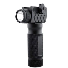 Tactical LED Flashlight Rail Hunting Flashlight Handle for 20mm Guide Rail