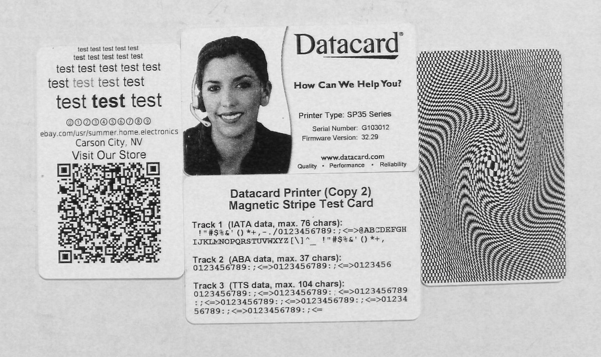 Datacard SP35 Plus Monochrome Black Color USB ID Card Printer