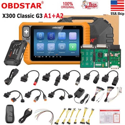 OBDSTAR X300 Classic G3 A1+A2 Prog/rammer IMMO CAN FD DoIP 2 Years Free Update
