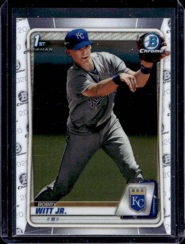 2020 Bowman Bobby Witt Jr. Chrome Prospects #BCP-25 Royals