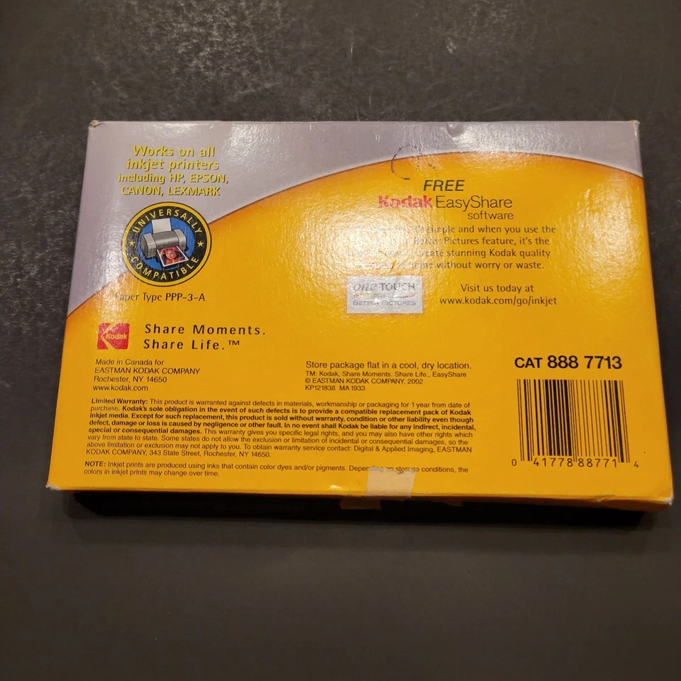 Papel fotográfico Kodak Premium - 125 hojas de alto brillo 4 × 6 pulgadas Foto 2 de 3