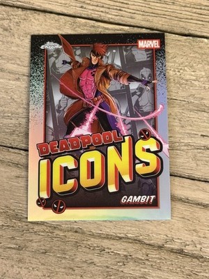 2025 Topps Chrome Deadpool Icons Gambit Marvel X-Men #DI-4