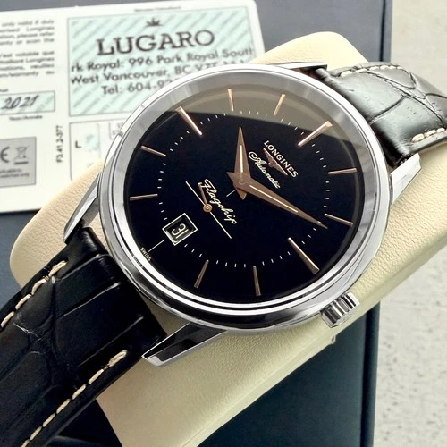 Longines Flagship Black Dial L47954580 - Box Papers