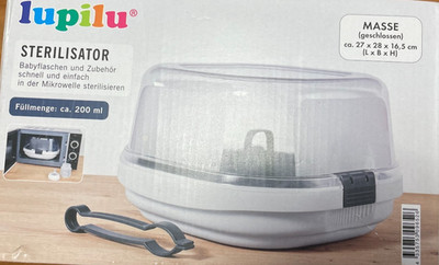 Lupilu Sterilisator, zum Sterilisieren in der Mikrowelle, schnell und einfach