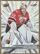 Carter George Rookie 2024-25 Upper Deck CHL Stars #331 Outburst (RC) L.A. Kings