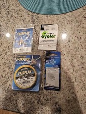 Fly Fishing Accessories Lot - No-Knot Eyelets, FAIRPLAY Leader, Line Backing