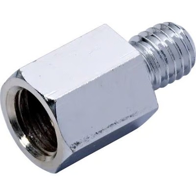 HIGHSIDER smart Spiegeladapter M10R auf M8R chrom für Scooter 15mm Erhöhung