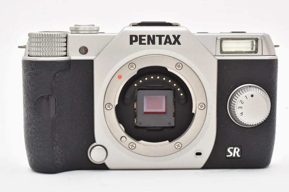 Pentax Q10 Schwarz/Silber 12.4MP Digitalkamera W / 02+06 Linsen [ EXC Japan 9299 - Bild 4 von 4