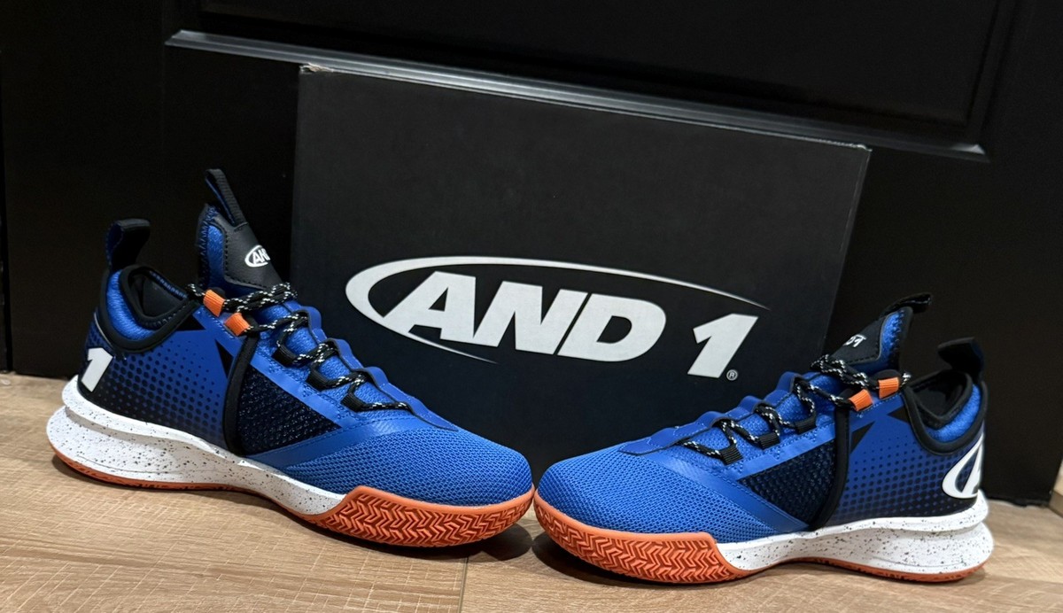 AND 1 Charge TPR Size 8.5 Men Skydive/ Orange AD90201MMO  display picture 1