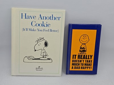 Lot Of 2 Charles Schultz Books Have Another Cookie & It Really Doesn't Take Much