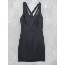 VTG CDC Caren Desiree Dress 6 Mini Strappy HOCO Cocktail Event Evening Black