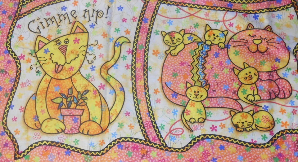 Here Kitty, Kitty, Kitty, Kitty, OVER 7 yards, Continuous Piece, FREE Shipping!! - Image 2 of 4