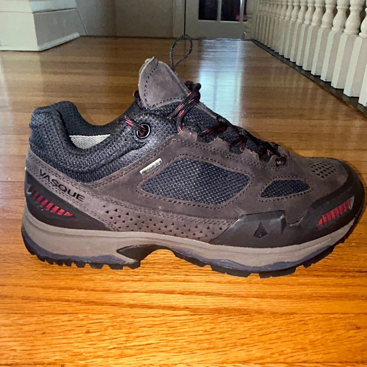 Vasque Mens Hiking Shoes Gray Olive Green Leather Mesh Vibram Megagrip Sz 10 Vasque Grand Traverse Hiking Shoe - Men main image 2