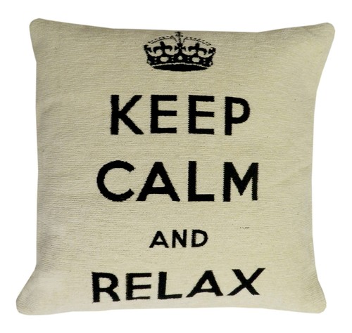 Keep Calm Carry on OR Union Jack Chenille Cushions or Cushion Covers- 18" /45cm - Picture 2 of 4