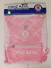 Cruz Azul Cinch Bag Color Pink Official Licensed Product NWT 
