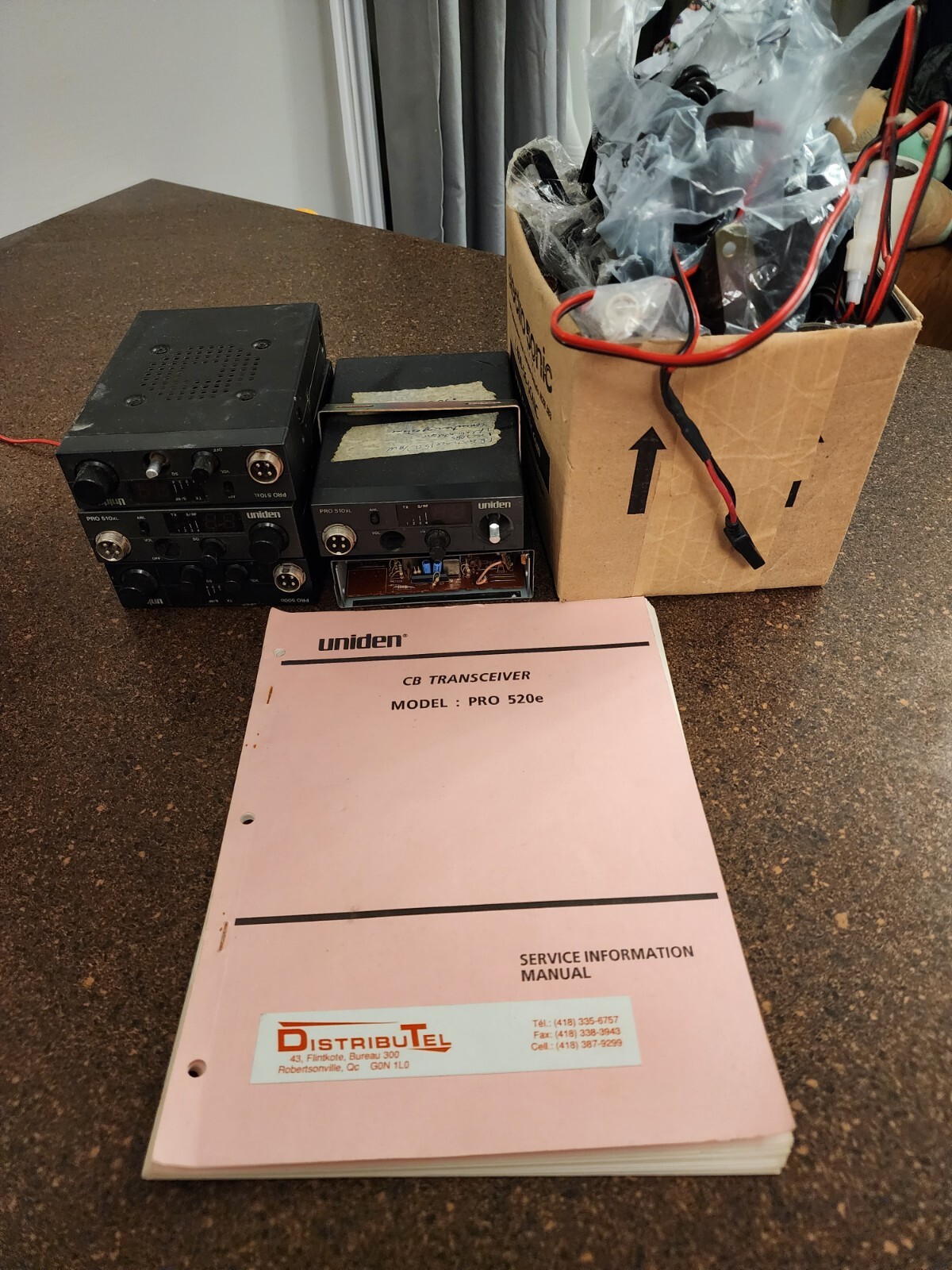 Uniden PRO 510XL / 500 CB Radio with parts. eBay