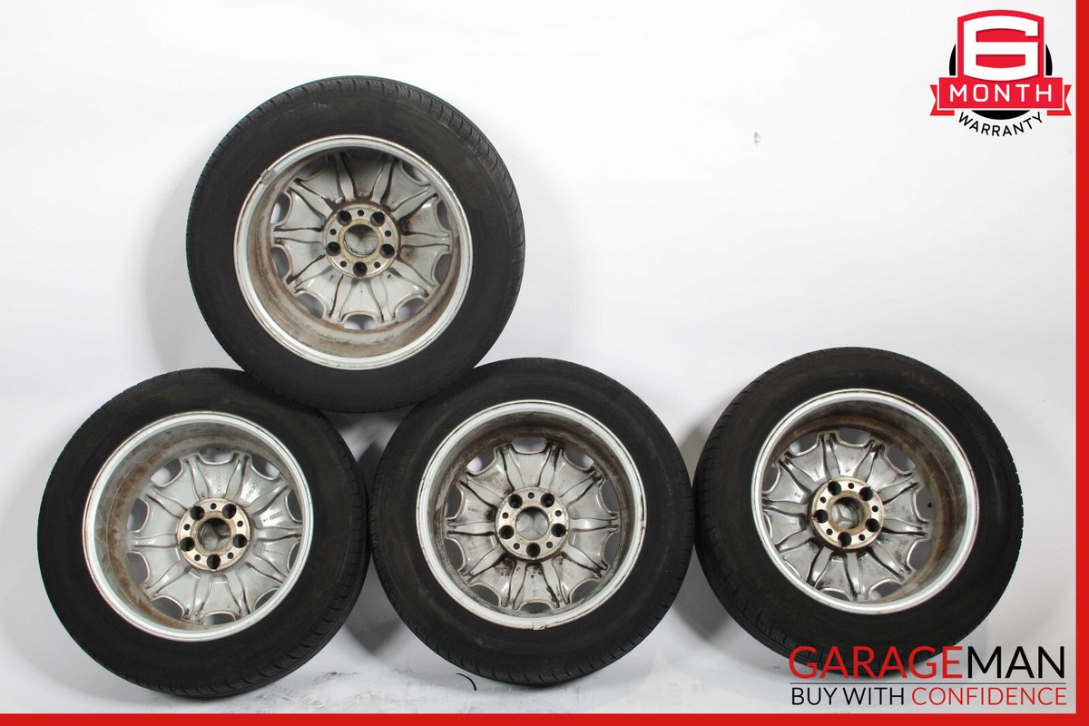 1995-1999 Mercedes W210 E320 E430 Complete Wheel Tire Rim Set of 4