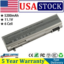 58Wh For Dell Latitude BATTERY E6400 E6410 E6500 E6510 PT434 W1193 Notebook PC
