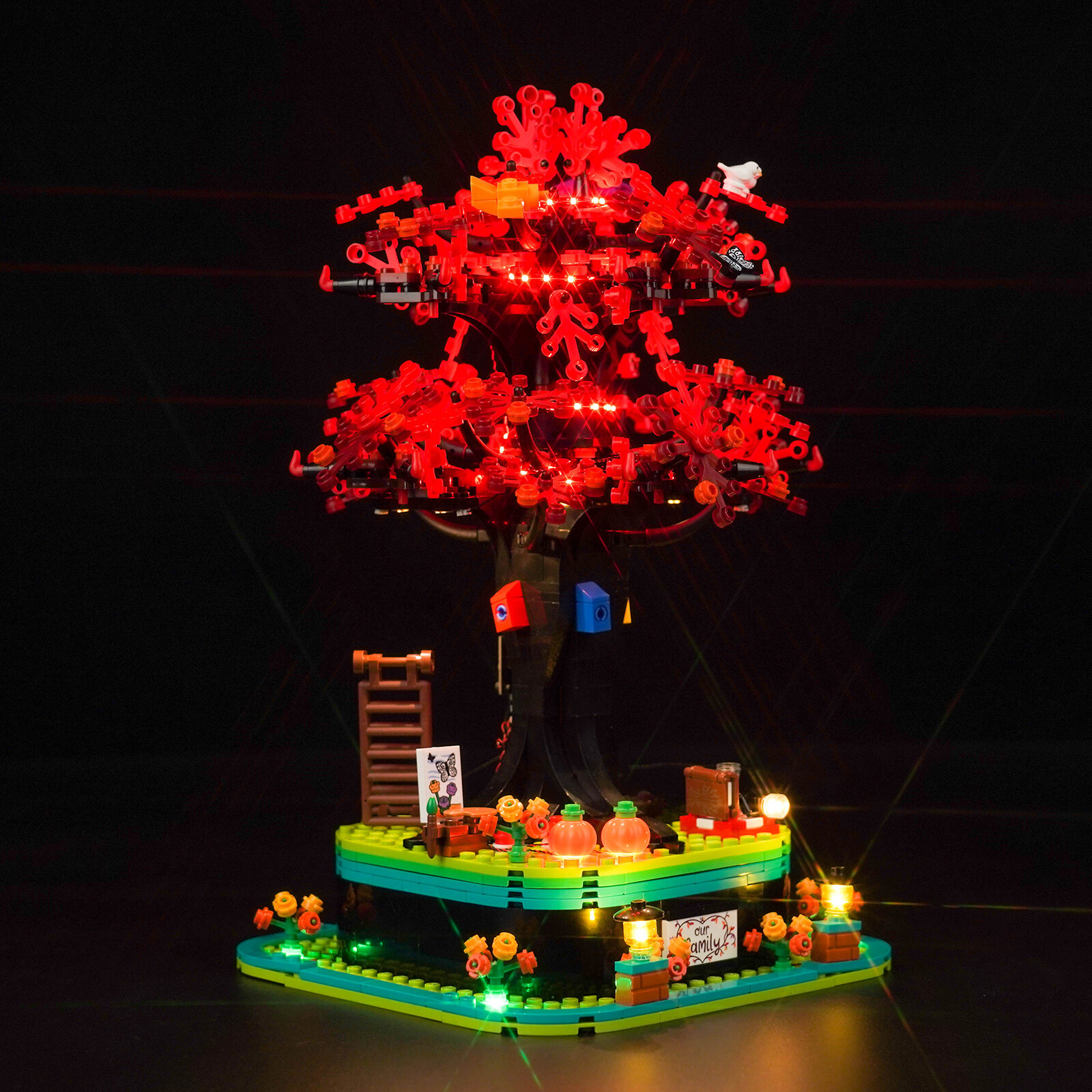 Kit luci LED LocoLee per Lego 21346 Family Tree Creative Decor set illuminazione foto 3