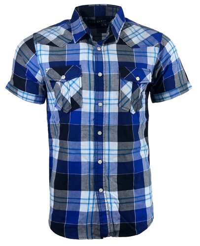 RAW STATE AFFLICTION Men's Button Down 
