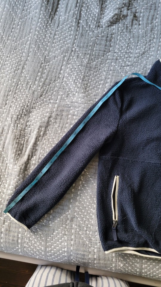 NWT Splits59 Libby Sherpa Half Zip Pullover Size Small Navy Blue eBay