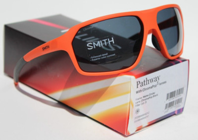 SMITH OPTICS Pathway Sunglasses Matte Cinder Red/ChromaPop Black NEW $149