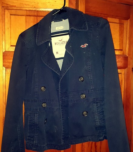 Hollister Black Ladies Denim Jacket 