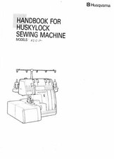 Husqvarna Viking Huskylock 1002 User Owners Manual Reprint FREE SHIPPING