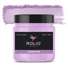 ROLIO Mica Powder Crocus Iris 50g - For Epoxy Resin, Candle, Cosmetic Making