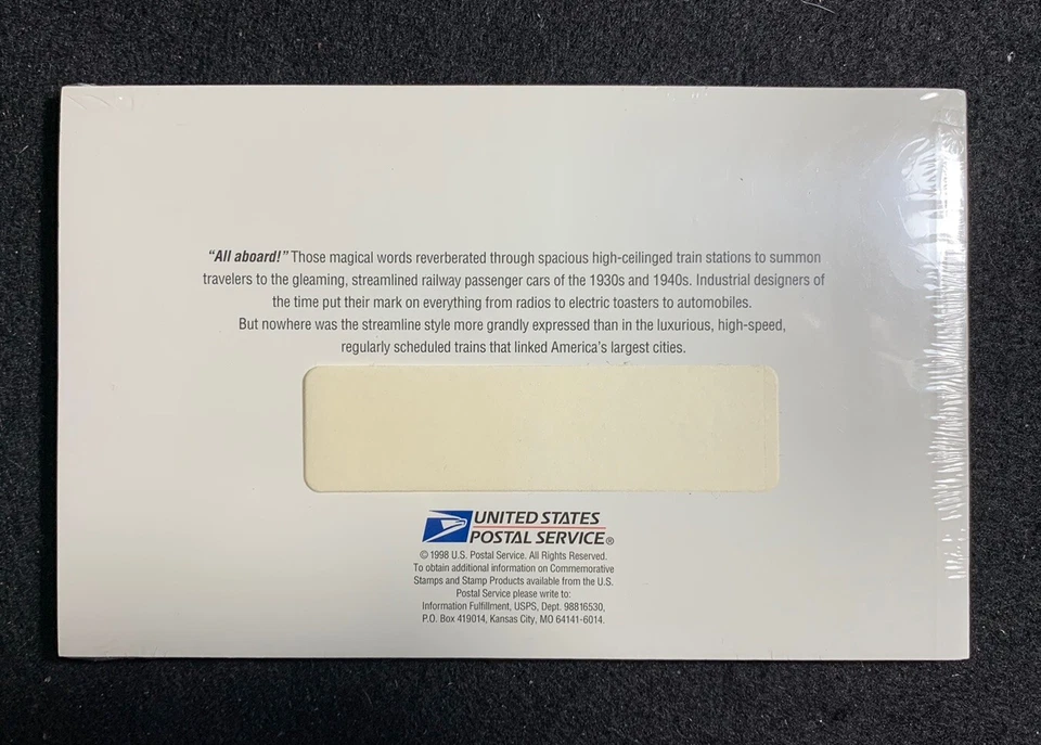 U.S. Stamps SC #UX307-11. 20th c. Trains. 20 Postal Cards Sealed - Image 2 of 2