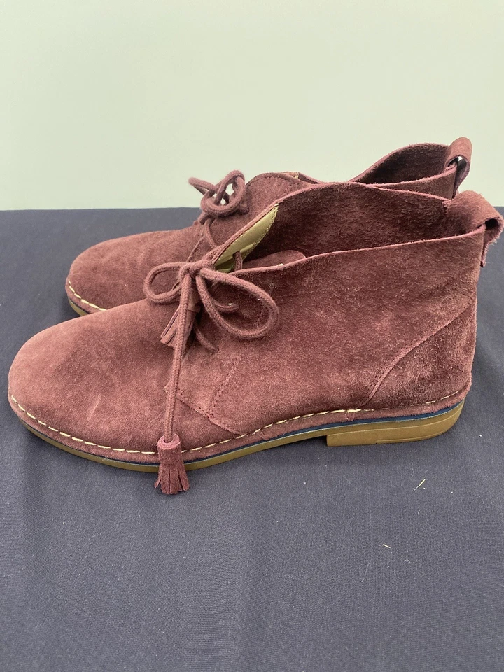 WOMENS HUSH PUPPIES MEDIUM MOYEN Medium BURGUNDY  HW05490 609 Size 8 - Image 3 of 4