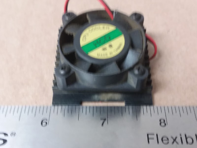 CPU COOLER FAN HCD (BLACK HEAT-SINK) (NO MODEL NUMBER)