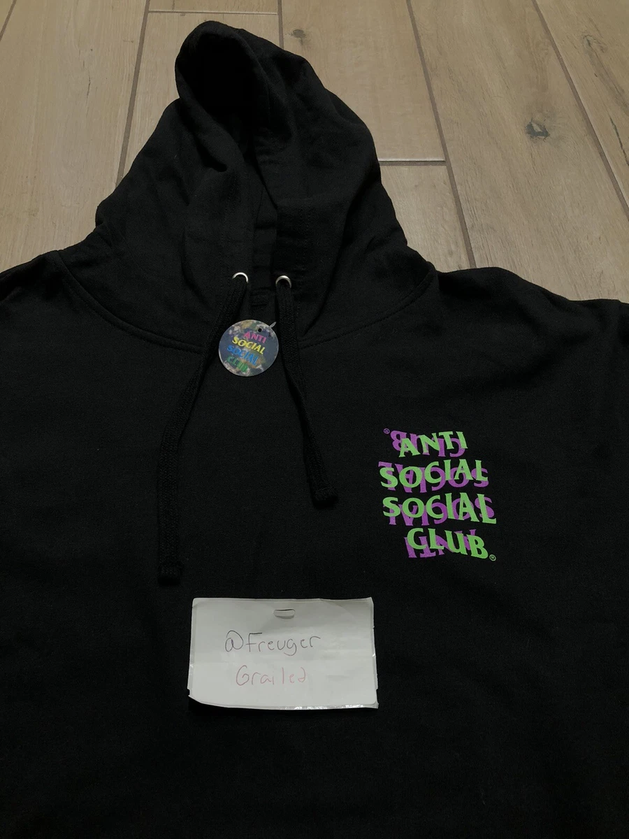 Anti social social club hoodie best sale purple