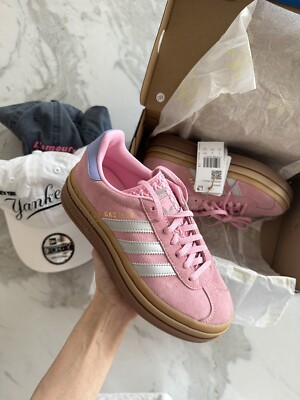 Adidas Girls Gazelle Bold in TRUE PINK -UK4.5 brand new with box. Fast deivery | eBay Adidas Girls Gazelle Bold in TRUE PINK -UK4.5 brand new with box. Fast deivery | eBay